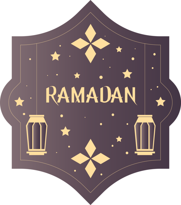 Transparent Ramadan Logo Font Pattern for EID Ramadan for Ramadan