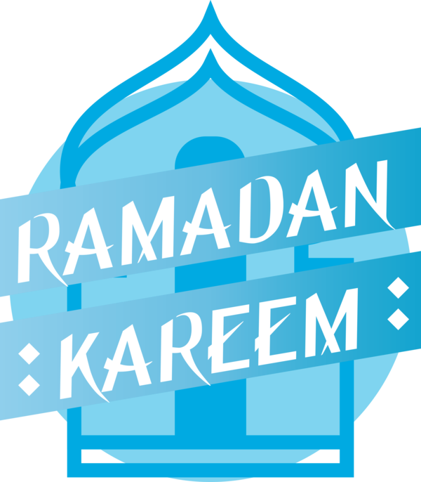 Transparent Ramadan Turquoise Text Aqua for EID Ramadan for Ramadan