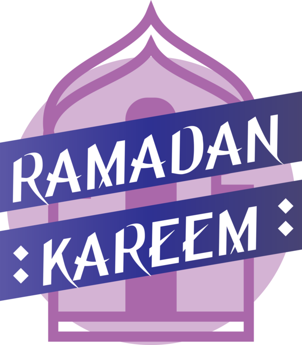 Transparent Ramadan Violet Purple Logo for EID Ramadan for Ramadan