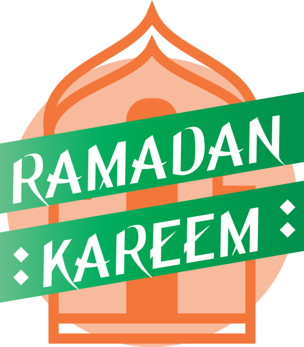 Transparent Ramadan Logo Font Signage for EID Ramadan for Ramadan