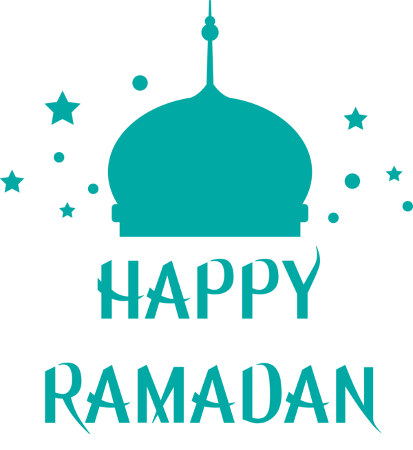 Transparent Ramadan Green Text Turquoise for EID Ramadan for Ramadan