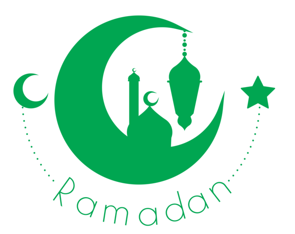 Transparent Ramadan Green Logo Symbol for EID Ramadan for Ramadan