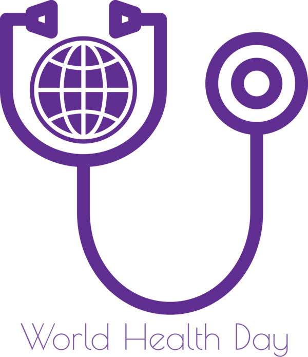 Transparent World Health Day Purple for Health Day for World Health Day