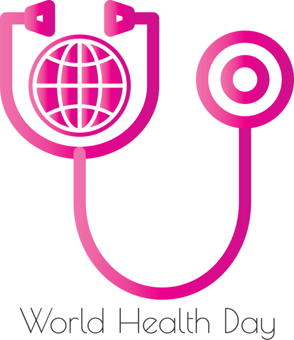 Transparent World Health Day Pink Magenta for Health Day for World Health Day