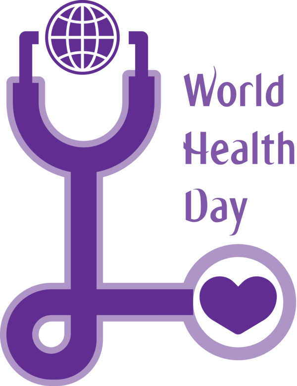 Transparent World Health Day Purple Violet for Health Day for World Health Day