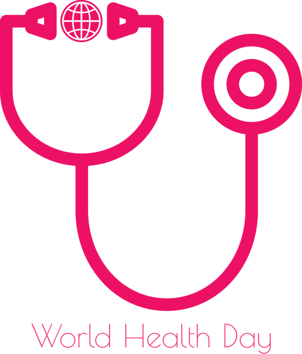Transparent World Health Day Pink Symbol Magenta for Health Day for World Health Day
