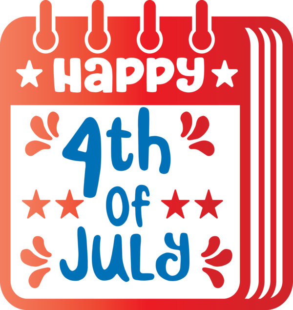 Transparent US Independence Day Font for 4th Of July for Us Independence Day
