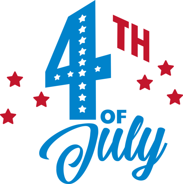 Transparent US Independence Day Font Logo for 4th Of July for Us Independence Day