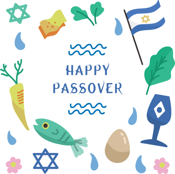 Transparent Passover Animal figure for Happy Passover for Passover