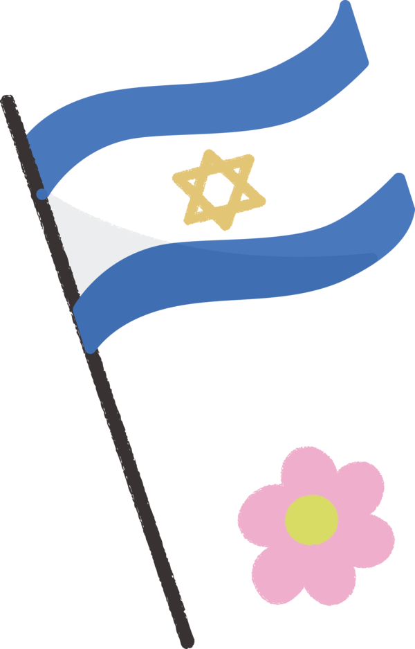 Transparent Passover Flag for Happy Passover for Passover