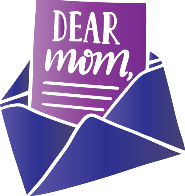 Transparent Mother's Day Violet Purple Logo for Happy Mother's Day for Mothers Day