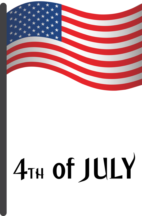 Transparent US Independence Day Flag Flag Day (USA) Flag of the united states for 4th Of July for Us Independence Day