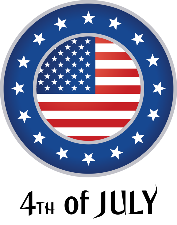 Transparent US Independence Day Flag of the united states Flag Logo for 4th Of July for Us Independence Day