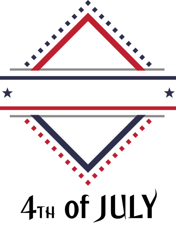 Transparent US Independence Day Line Triangle Triangle for 4th Of July for Us Independence Day