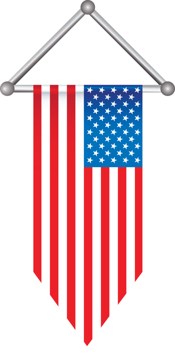 Transparent US Independence Day Flag Flag of the united states Line for 4th Of July for Us Independence Day