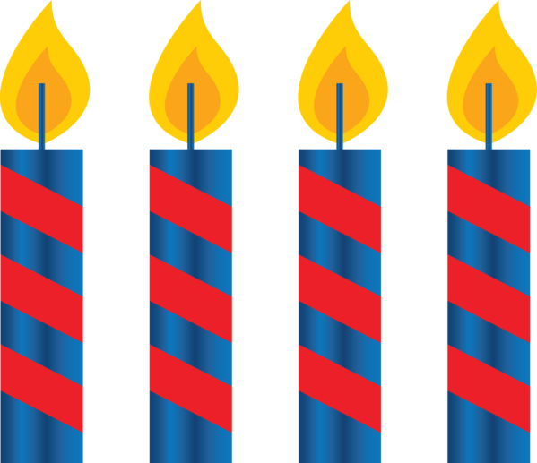 Transparent US Independence Day Line Birthday candle Arrow for 4th Of July for Us Independence Day