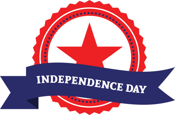 Transparent US Independence Day Logo Emblem Circle for 4th Of July for Us Independence Day
