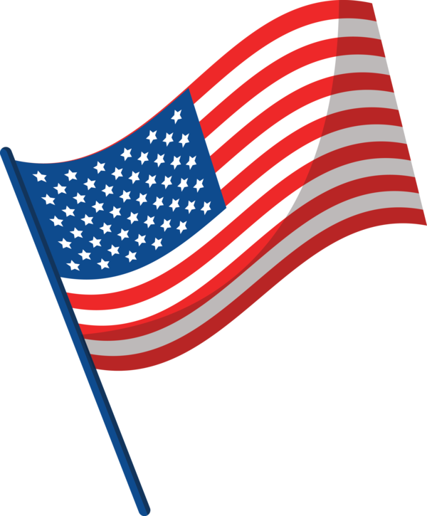 Transparent US Independence Day Flag of the united states Flag Flag Day (USA) for 4th Of July for Us Independence Day