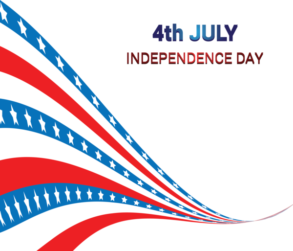 Transparent US Independence Day Line Veterans day for 4th Of July for Us Independence Day