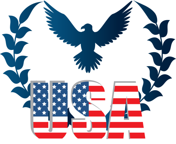 Transparent US Independence Day Wing Eagle Logo for 4th Of July for Us Independence Day