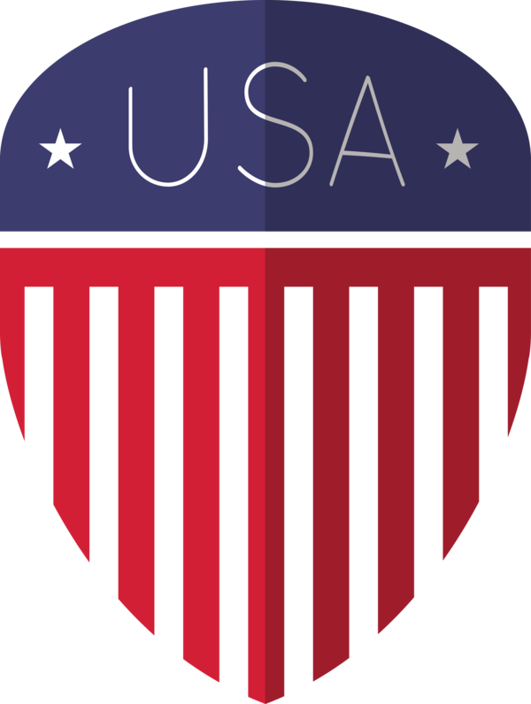 Transparent US Independence Day Line Logo Font for 4th Of July for Us Independence Day