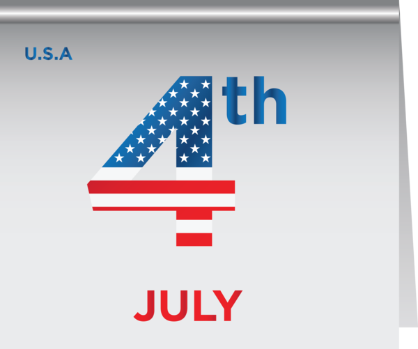 Transparent US Independence Day Text Font Line for 4th Of July for Us Independence Day