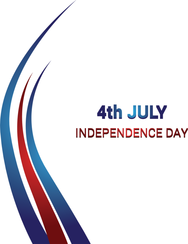 Transparent US Independence Day Logo Line Font for 4th Of July for Us Independence Day