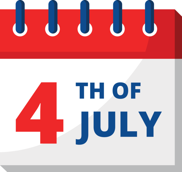 Transparent US Independence Day Text Line Font for 4th Of July for Us Independence Day