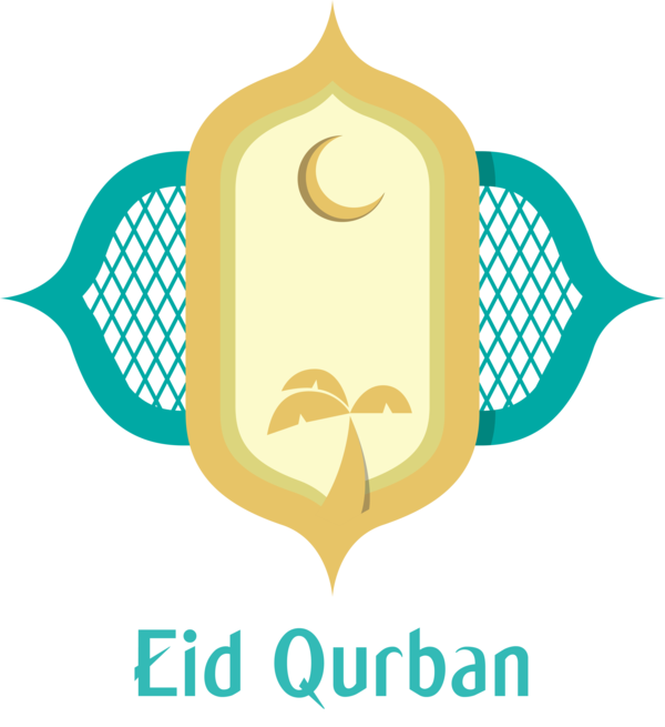 Transparent Eid al-Adha Line Logo for Eid Qurban for Eid Al Adha