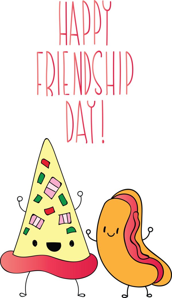Transparent International Friendship Day Font Cone Triangle for Friendship Day for International Friendship Day