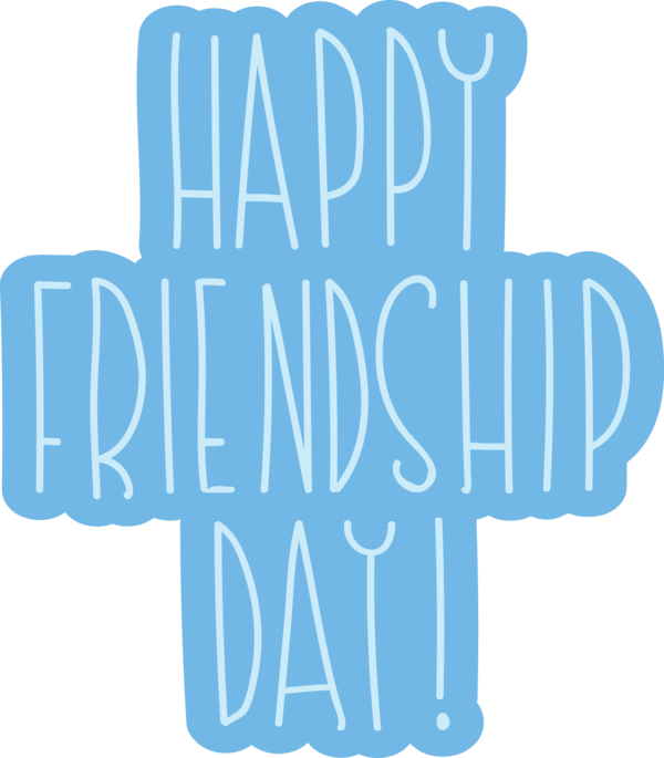 Transparent International Friendship Day Text Turquoise Font for Friendship Day for International Friendship Day