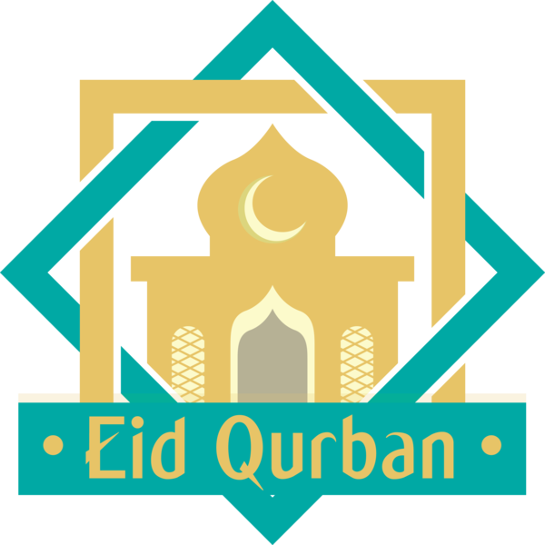 Transparent Eid al-Adha Logo Font for Eid Qurban for Eid Al Adha