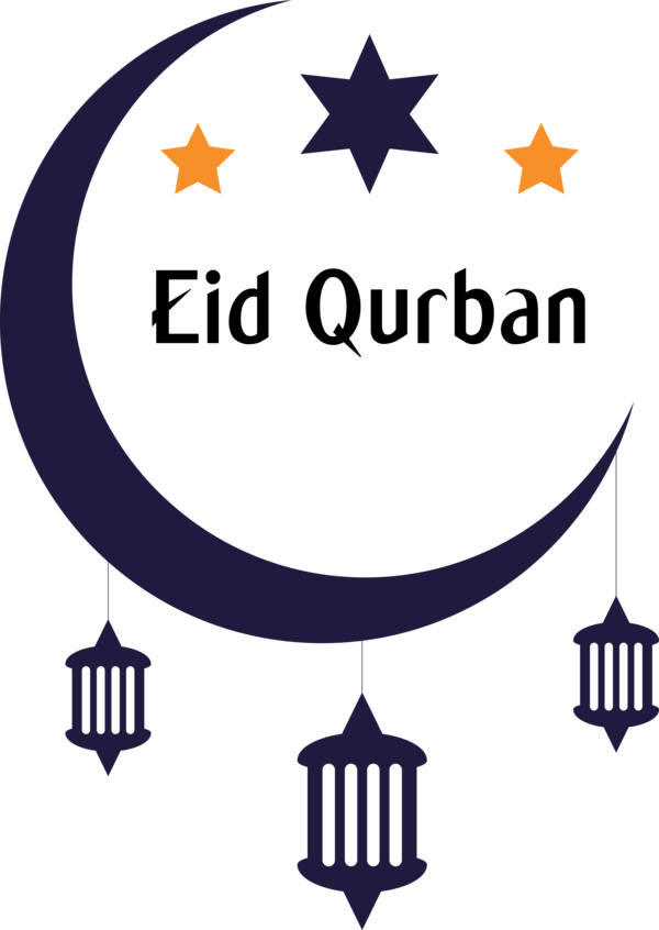Transparent Eid al-Adha Line Logo Symbol for Eid Qurban for Eid Al Adha