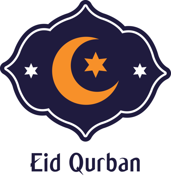 Transparent Eid al-Adha Logo Symbol Emblem for Eid Qurban for Eid Al Adha