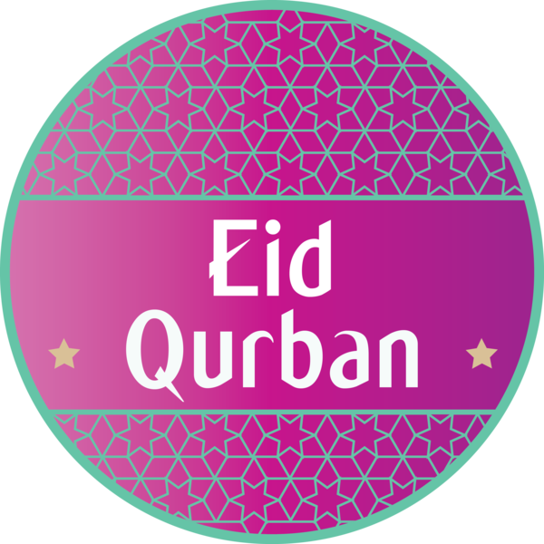 Transparent Eid al-Adha Pink Magenta Turquoise for Eid Qurban for Eid Al Adha