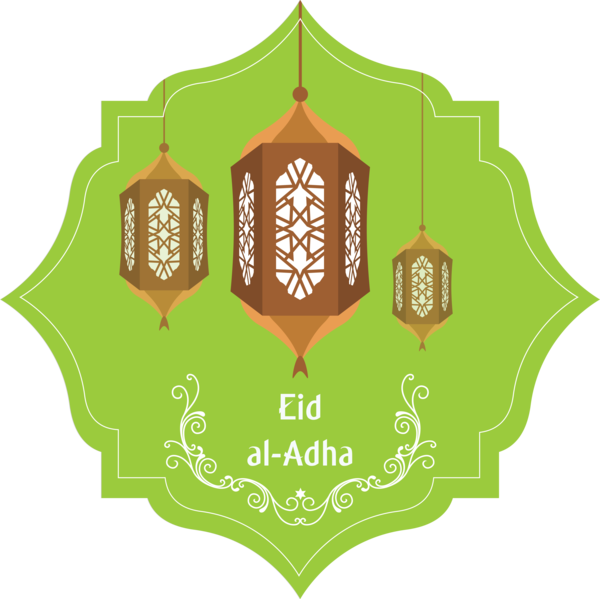 Transparent Eid al-Adha Logo Emblem for Eid Qurban for Eid Al Adha