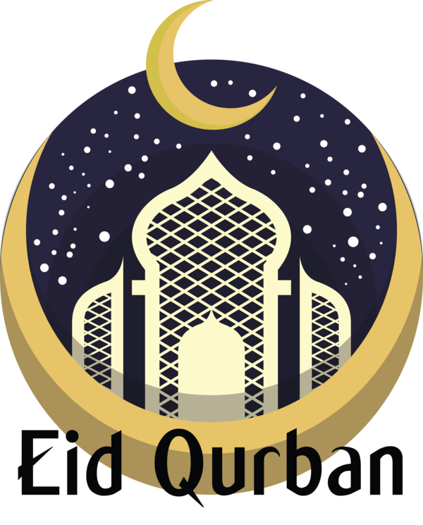 Transparent Eid al-Adha Logo Emblem for Eid Qurban for Eid Al Adha