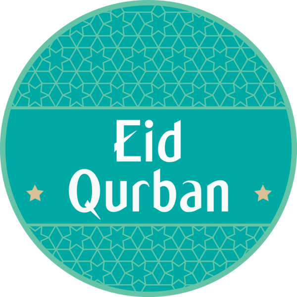 Transparent Eid al-Adha Aqua Turquoise Text for Eid Qurban for Eid Al Adha