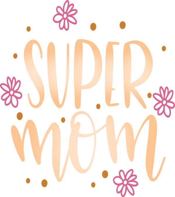 Transparent Mother's Day CLINICA INTEGRAL EMJU Design Logo for Super Mom for Mothers Day