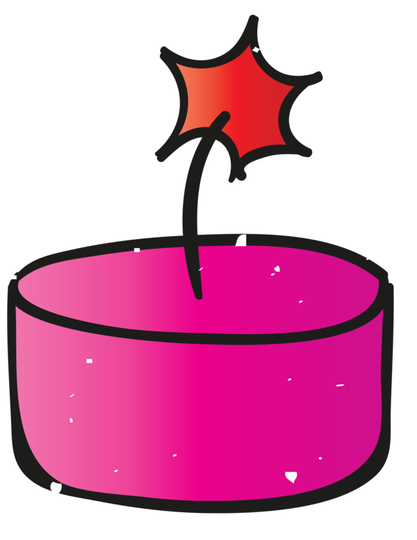 Transparent Diwali Cartoon Pink M Line for Happy Diwali for Diwali