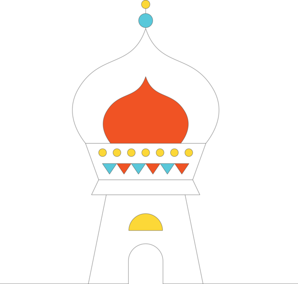 Transparent Islamic New Year Logo Pattern Line for Hijri New Year for Islamic New Year