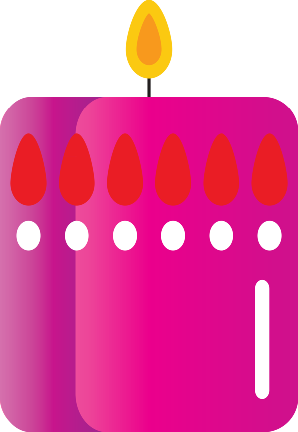 Transparent Diwali Pattern Pink M Design for Diya for Diwali