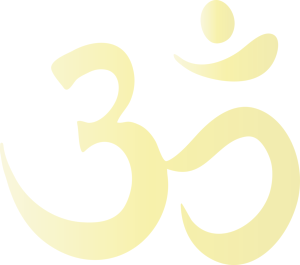 Transparent Diwali Logo Font Yellow for Om Symbol for Diwali
