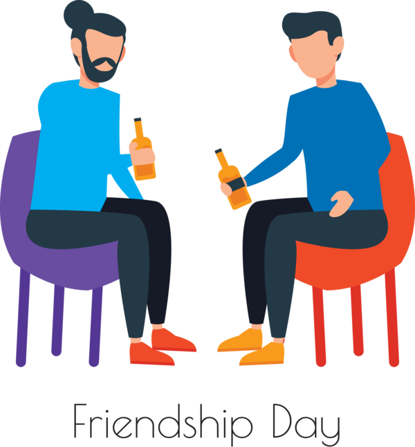 Transparent International Friendship Day Public Relations Logo Chair for Friendship Day for International Friendship Day