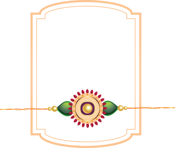 Transparent Raksha Bandhan Flower Line Area for Rakshabandhan for Raksha Bandhan