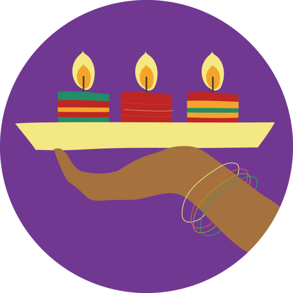 Transparent Diwali Logo Purple Area for Happy Diwali for Diwali