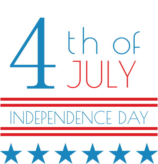 Transparent US Independence Day Logo Font Angle for 4th Of July for Us Independence Day