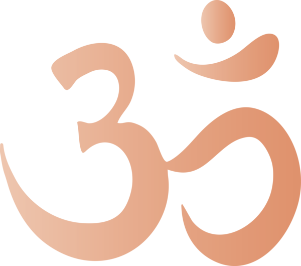 Transparent Diwali Logo Line Design for Om Symbol for Diwali