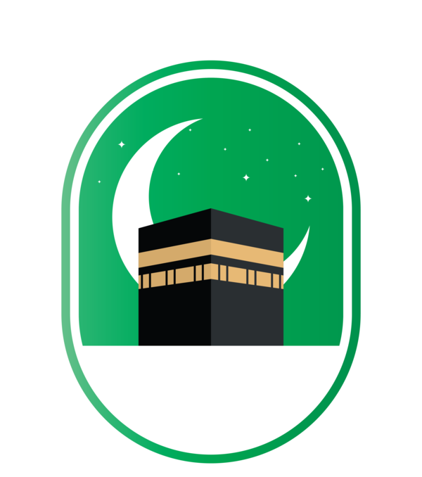 Transparent Islamic New Year Logo Font Green for Hijri New Year for Islamic New Year