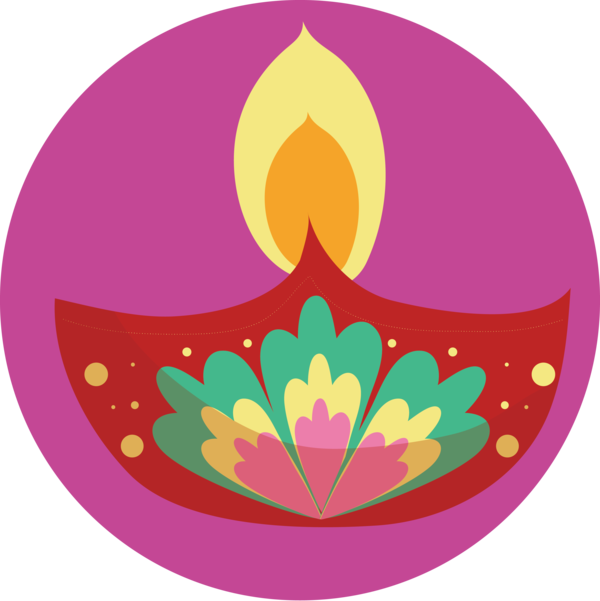Transparent Diwali Leaf Petal Purple for Happy Diwali for Diwali